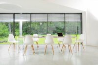 Topstar Schalenstühle T2020 FZ10GG-2 grau Kunststoff, 2 St.