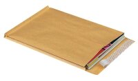 MAILmedia Faltentaschen DIN B4 ohne Fenster braun mit 4,0 cm Falte, 100 St.