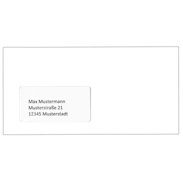 MAILmedia Briefumschläge DIN lang mit Fenster...