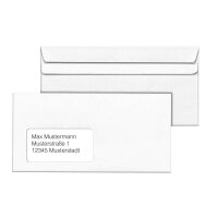MAILmedia Briefumschläge DIN lang mit Fenster weiß selbstklebend 1.000 St.
