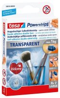 tesa Powerstrips TRANSPARENT Klebestreifen für max....