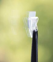 tesa Powerstrips TRANSPARENT Klebehaken für max. 200,0 g, 2,0 x 3,5 cm, 5 St.