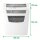 LEITZ IQ Home Office S Aktenvernichter mit Partikelschnitt P-4, 4 x 28 mm, bis 8 Blatt, weiß