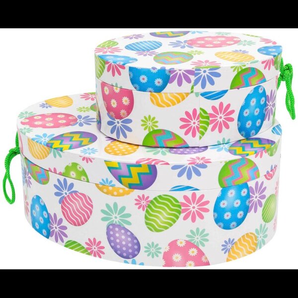 Idena Ostereier Geschenkboxen-Set bunt