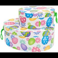 Idena Ostereier Geschenkboxen-Set bunt