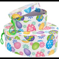 Idena Ostereier Geschenkboxen-Set bunt