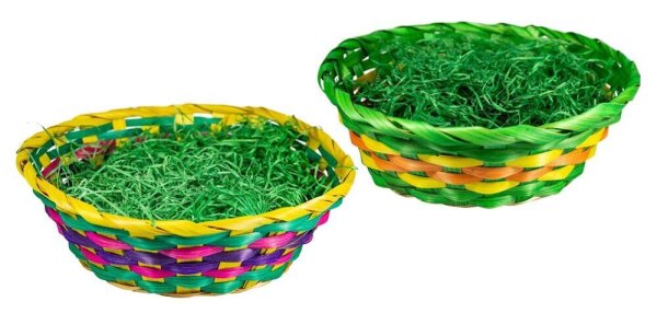 Osterkörbchen mit Ostergras, 1 St.