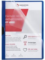 Klemmhefter  blau