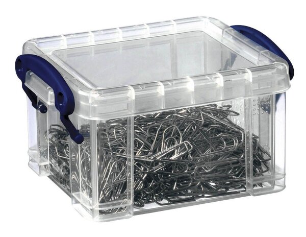 Really Useful Box Aufbewahrungsbox 0,3 l transparent 12,0 x 8,5 x 6,5 cm, 1 St.