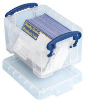 Really Useful Box Aufbewahrungsbox 0,3 l transparent 12,0 x 8,5 x 6,5 cm, 1 St.