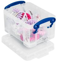 Really Useful Box Aufbewahrungsbox 0,3 l transparent 12,0 x 8,5 x 6,5 cm, 1 St.