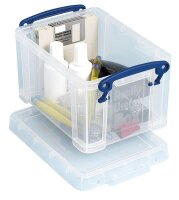Really Useful Box Aufbewahrungsbox 1,6 l transparent 19,5 x 13,5 x 11,0 cm, 1 St.