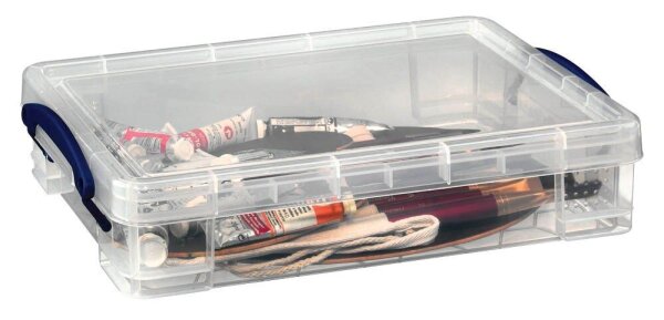 Really Useful Box Aufbewahrungsbox 4,0 l transparent 39,5 x 25,5 x 8,8 cm, 1 St.