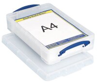 Really Useful Box Aufbewahrungsbox 4,0 l transparent 39,5 x 25,5 x 8,8 cm, 1 St.