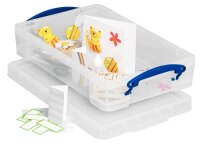 Really Useful Box Aufbewahrungsbox 4,0 l transparent 39,5 x 25,5 x 8,8 cm, 1 St.