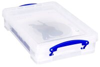 Really Useful Box Aufbewahrungsbox 4,0 l transparent 39,5 x 25,5 x 8,8 cm, 1 St.