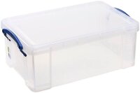 Really Useful Box Aufbewahrungsbox 9,0 l transparent 39,5 x 25,5 x 15,5 cm, 1 St.