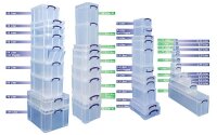 Really Useful Box Aufbewahrungsbox 9,0 l transparent 39,5...