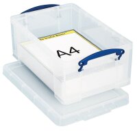 Really Useful Box Aufbewahrungsbox 9,0 l transparent 39,5 x 25,5 x 15,5 cm, 1 St.