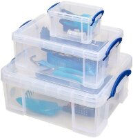 Really Useful Box Aufbewahrungsbox 9,0 l transparent 39,5 x 25,5 x 15,5 cm, 1 St.