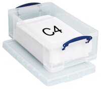 Really Useful Box Aufbewahrungsbox 12,0 l transparent 46,5 x 27,0 x 15,0 cm, 1 St.