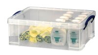 Really Useful Box Aufbewahrungsbox 12,0 l transparent 46,5 x 27,0 x 15,0 cm, 1 St.