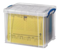 Really Useful Box Aufbewahrungsbox 19,0 l transparent 39,5 x 25,5 x 29,0 cm, 1 St.