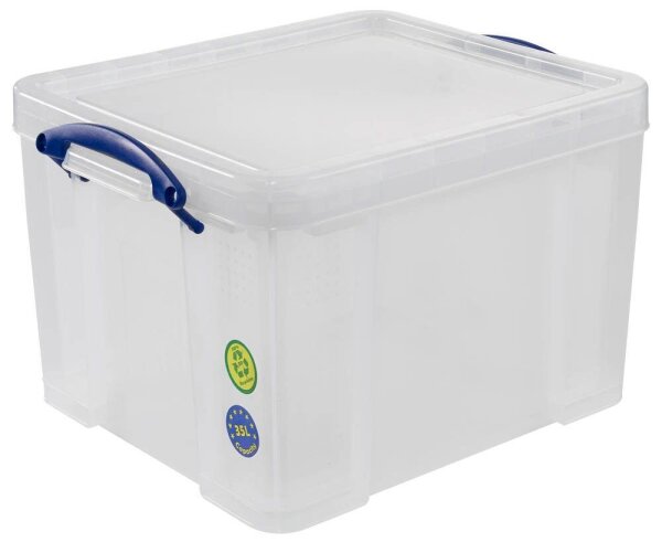 Really Useful Box Aufbewahrungsbox 35,0 l transparent 48,0 x 39,0 x 31,0 cm, 1 St.