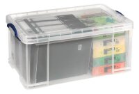 Really Useful Box Aufbewahrungsbox 64,0 l transparent 71,0 x 44,0 x 31,0 cm, 1 St.