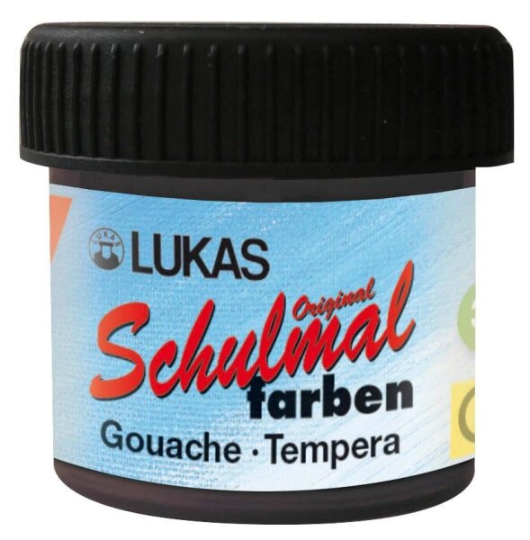 nerchau LACUFA Schulmalfarben schwarz 10x 18,0 ml