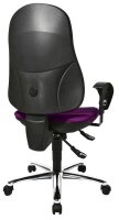 Topstar Bürostuhl Support ®Syncro Deluxe, 8559U G03 Stoff lila, Gestell chrom