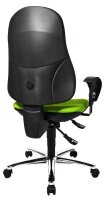 Topstar Bürostuhl Support ®Syncro Deluxe, 8559U G05 Stoff grün, Gestell chrom