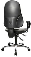 Topstar Bürostuhl Support ®Syncro Deluxe, 8559U G23 Stoff grau, Gestell chrom