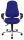 Topstar Bürostuhl Support ®Syncro Deluxe, 8559U G26 Stoff blau, Gestell chrom