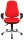 Topstar Bürostuhl Support ®Syncro Deluxe, 8559U G21 Stoff rot, Gestell chrom