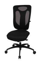 Topstar Bürostuhl Net Pro 100, NN100 T200 Stoff schwarz, Gestell schwarz