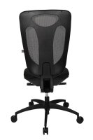 Topstar Bürostuhl Net Pro 100, NN100 T200 Stoff schwarz, Gestell schwarz