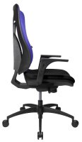 Topstar Bürostuhl Net Pro 100, NN100 T208 Stoff blau, Gestell schwarz