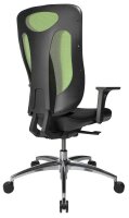 Topstar Bürostuhl Net Pro 100, NN100 T205 Stoff grün, Gestell schwarz