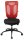 Topstar Bürostuhl Net Pro 100, NN100 T201 Stoff rot, Gestell schwarz