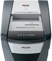 Rexel XP418+ Aktenvernichter mit Partikelschnitt P-4, bis 18 Blatt, grau