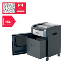 Rexel XP418+ Aktenvernichter mit Partikelschnitt P-4, bis 18 Blatt, grau