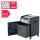 Rexel XP418+ Aktenvernichter mit Partikelschnitt P-4, bis 18 Blatt, grau
