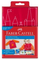 FABER-CASTELL unisex Kinder Malschürze rot...
