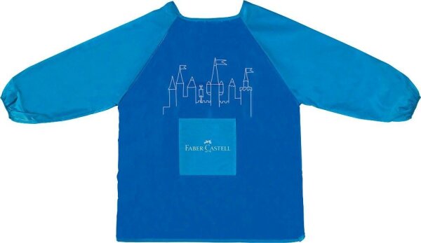 FABER-CASTELL unisex Kinder Malschürze blau Einheitsgröße 1 St.