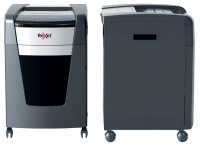 Rexel XP420+ Aktenvernichter mit Partikelschnitt P-4, 4 x 35 mm, bis 21,0 l, grau