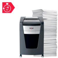 Rexel XP420+ Aktenvernichter mit Partikelschnitt P-4, 4 x 35 mm, bis 21,0 l, grau