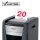 Rexel XP420+ Aktenvernichter mit Partikelschnitt P-4, 4 x 35 mm, bis 21,0 l, grau