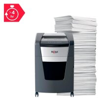 Rexel XP512+ Aktenvernichter mit Partikelschnitt P-5, 2 x 15 mm, bis 12 Blatt, grau