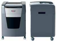 Rexel XP512+ Aktenvernichter mit Partikelschnitt P-5, 2 x 15 mm, bis 12 Blatt, grau
